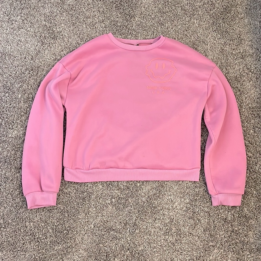 WOMENS PINK CREW NECK